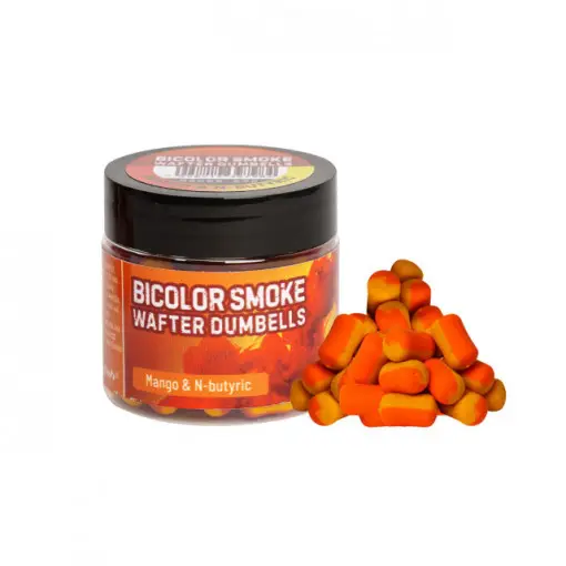 Pop up Bicolor Smoke Wafter Dumbells Benzar Mix, 10x8 mm, 30ml Ultima șansă