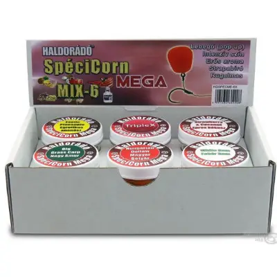 Porumb flotant Haldorado SpeciCorn Mega, Mix 6 arome Discount