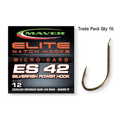 Carlige Maver Elite ES42 Silverfish Power, 10bc Livrare rapidă