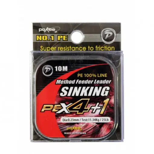 Fir textil Pokee Method Feeder Fast Sinking, 10m Livrare rapidă