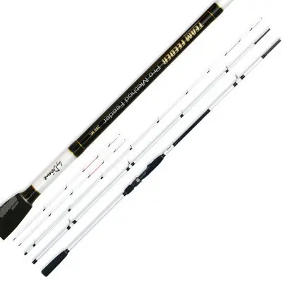 Lanseta By Dome Team Feeder Pro Method Feeder 390MH, 3.8m, 30-90g, 3+3 tronsoane Transport gratuit