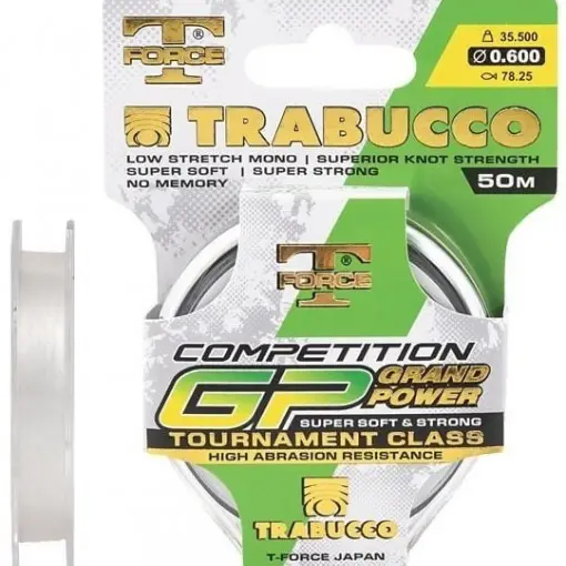 Livrare gratuită Fir Trabucco T-Force Competition GP, Transparent, 50m