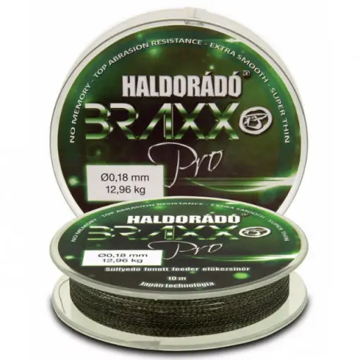 Retur ușor Fir textil Inaintas Haldorado Braxx Pro, verde, 10m