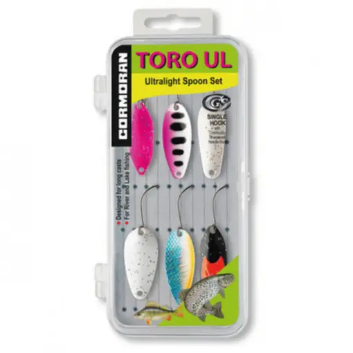 Super ofertă Set 6 lingurite oscilante Cormoran Toro UL
