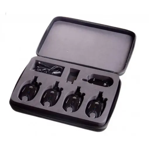 Set 3 senzori cu statie Carp Pro Q9 + incarcator Premium