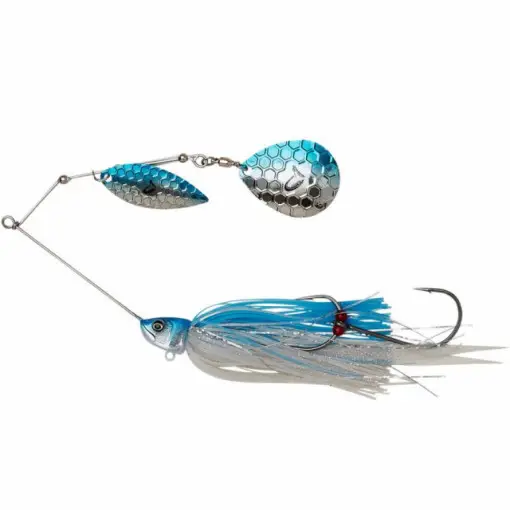 Spinnerbait Savage Gear Da Bush, Blue Silver, 32g Plată securizată