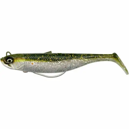 Plată securizată Shad Savage Gear Minnow WL, Green Silver, 28g