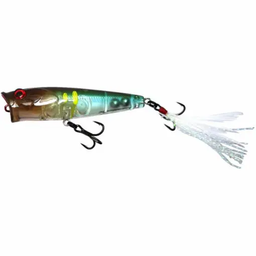 Doar azi Vobler Mustad Burpy Popper, Ghost, 6.5cm, 6.3g