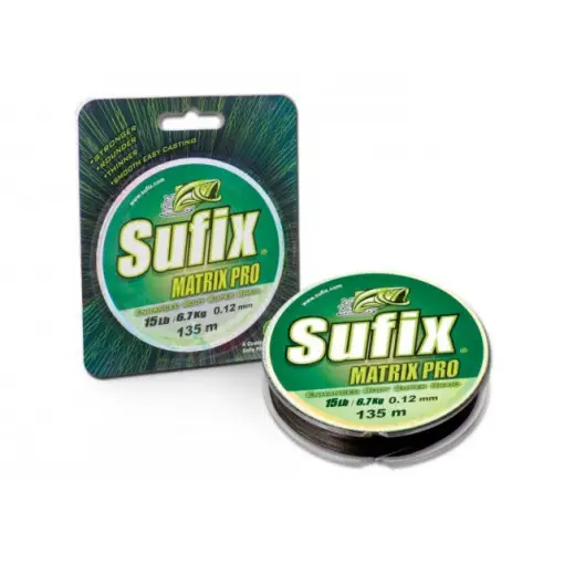 Fir textil Sufix Matrix Pro Midnight, verde, 135m Cumpărături sigure