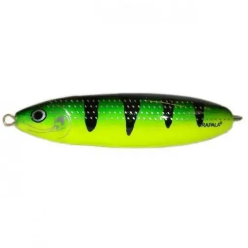 Doar azi Lingurita oscilanta antibradis Rapala Minnow Spoon, culoare FYGT, 8cm, 22g