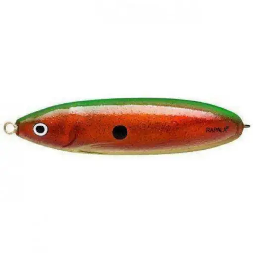 Lingurita oscilanta antibradis Rapala Minnow Spoon, culoare HFCGR, 8cm, 22g Ofertă