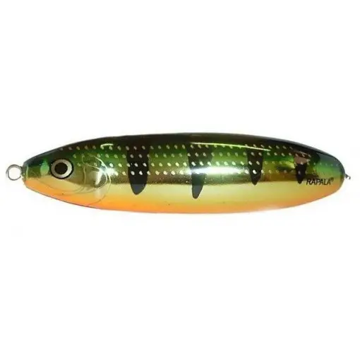 Lingurita oscilanta antibradis Rapala Minnow Spoon, culoare FLP, 10cm, 32g Lichidare de stoc