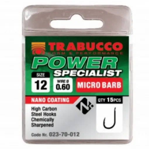 Carlige Trabucco Power Specialist Microbarb, 15 buc Promoție