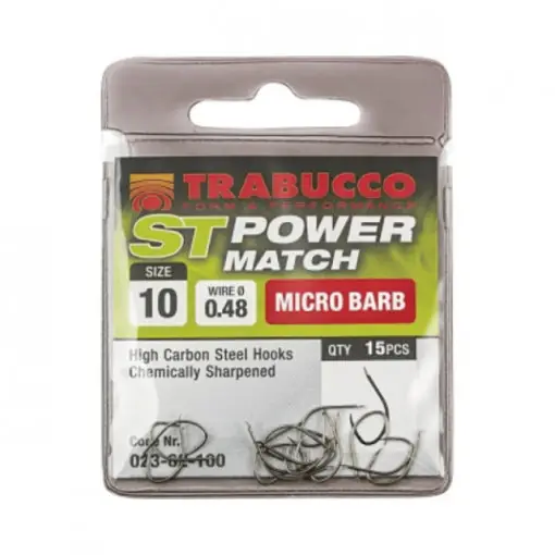 Ofertă de sezon Carlige Trabucco ST Power Match, 15 buc