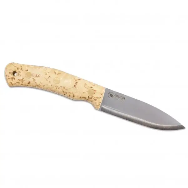 Livrare rapidă No.10 Swedish Forest Knife, Curly birch, Stainless