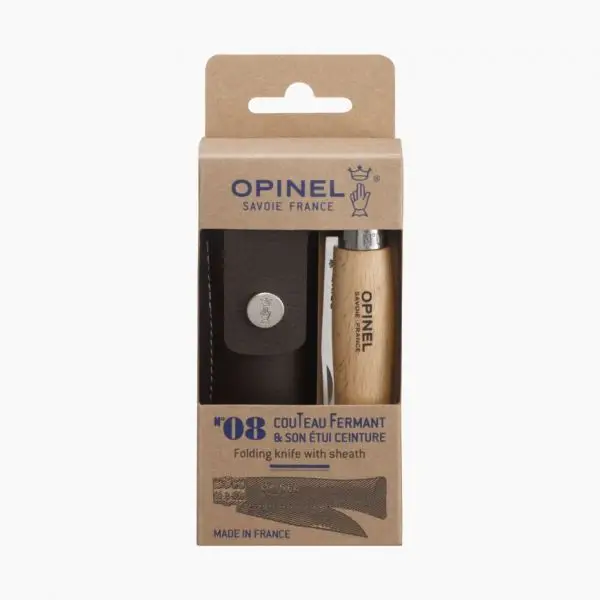 Preț redus Opinel Nr. 8 Inox + Teaca
