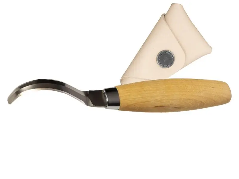 Ultima șansă Hook Knife 163, leather sheath