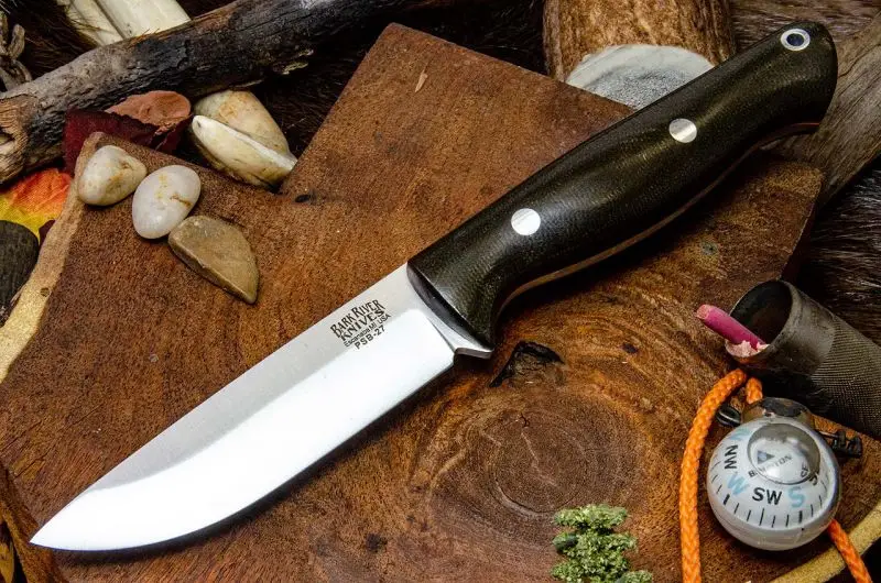 Ofertă exclusivă Gunny PSB-27, Aged Green Canvas Micarta, rampless