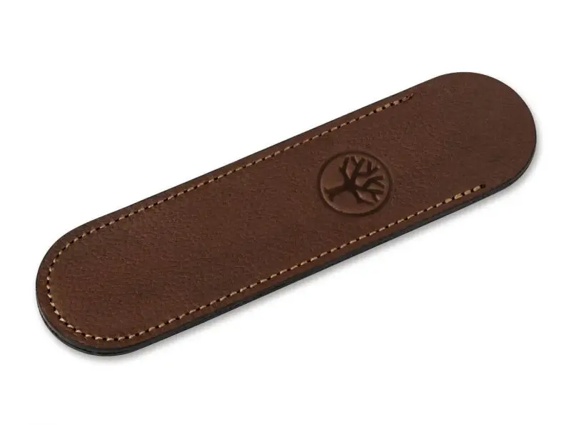 Preț redus Straight Razor Leather Wallet Dark Brown