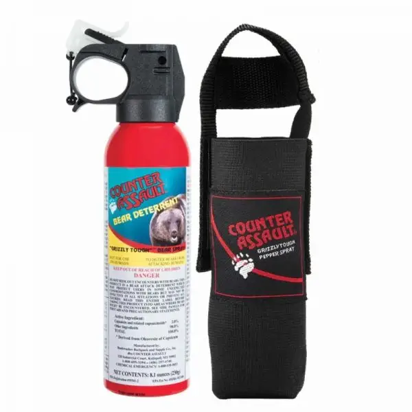 Bear Deterrent 230g with holster Transport gratuit