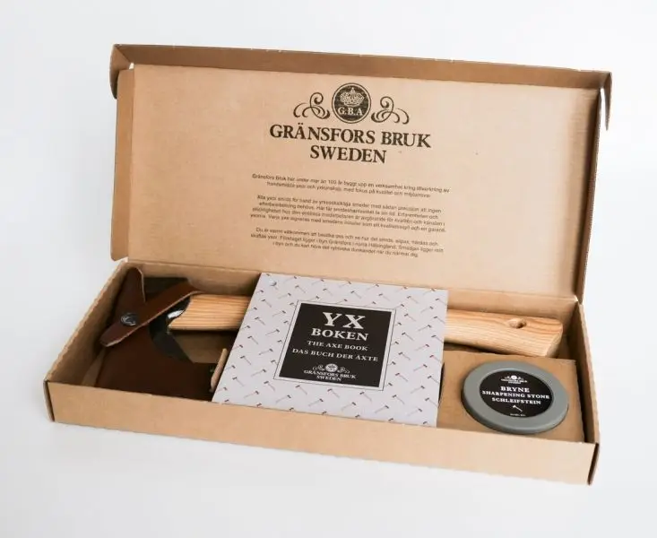 Wildlife Hatchet and Sharpening Stone in Gift Box Doar azi