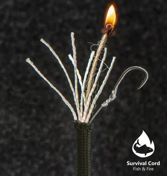Fish & Fire OD Green Paracord 550 Type III Reducere specială