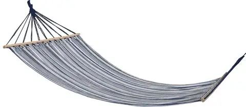 Hamac Stripe, 200x150 cm, policoton, albastru Promoție