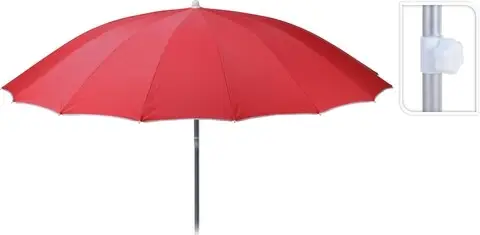 Umbrela pentru plaja Red, Ø240 cm, rosu Plată securizată