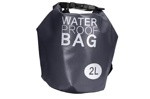 Discount Geanta de plaja impermeabila si plutitoare 2 L, Waterproof Floating, polivinil, negru