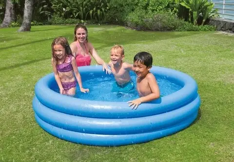 Preț mic Piscina gonflabila pentru copii Crystal Blue, 147x33 cm, 288 L, polivinil, albastru