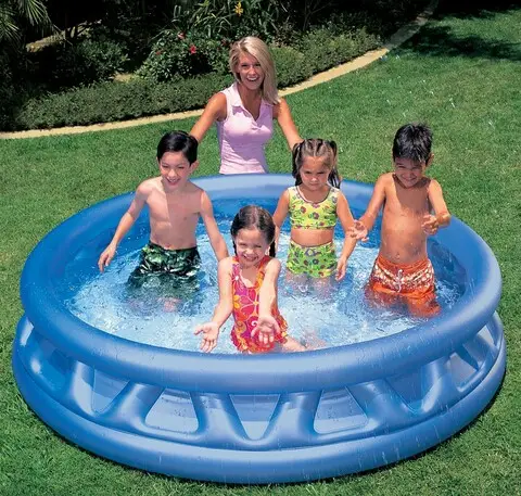 Piscina gonflabila Soft Side, 188x46 cm, polivinil, albastru Ofertă specială