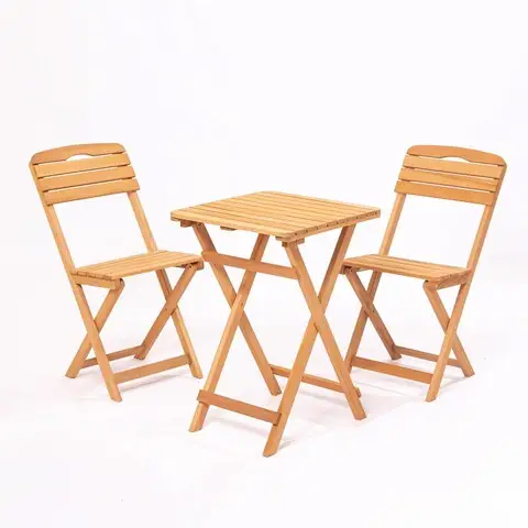 Set mobilier de gradina 3 piese, Hanah Home, My001, Maro Retur ușor