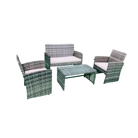 Discount Set mobilier pentru exterior, 4 piese Marta, Heinner, multicolor