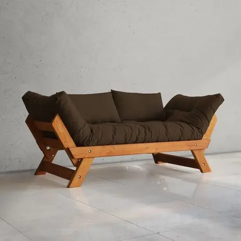 Canapea de gradina cu 2 locuri, Hanah Home, CPT8126-210, Tec / Maro Ofertă