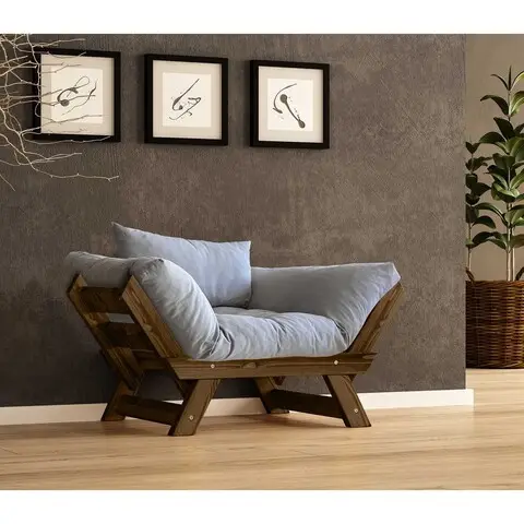Popular Fotoliu de gradina, Hanah Home, CPT8133-140, Nuc / Gri