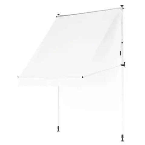 Marchiza pentru geam Window S, 200x120 cm, aluminiu/otel, alb Livrare gratuită