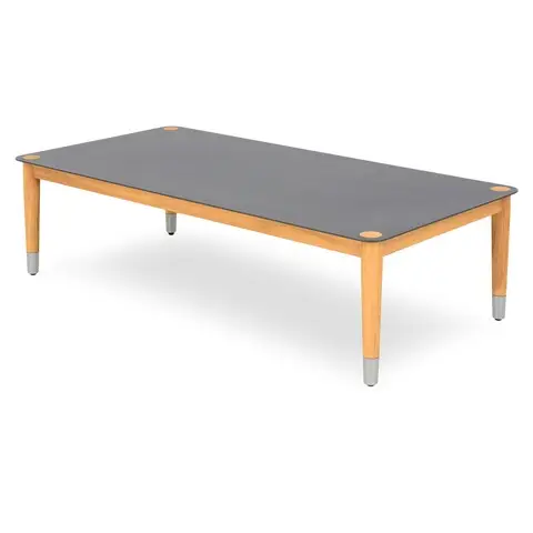 Masuta cafea, Menorca, L.122 l.60 H.30 cm, lemn teak, antracit Retur gratuit