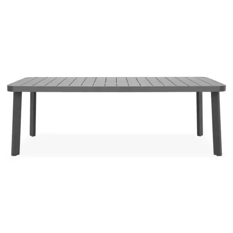 Comandă acum Masa dining pentru gradina/terasa Lyne, 229.5x99x76 cm, aluminiu, antracit