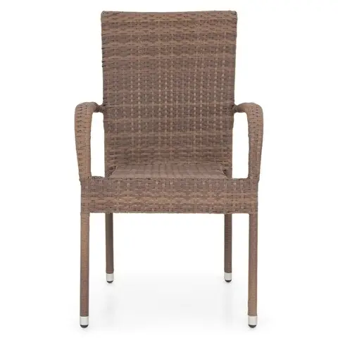 Scaun suprapozabil, Amaya, 56.5 x 63 x 95 cm, otel, maro Popular