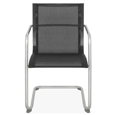 Cel mai vândut Scaun pentru gradina Essen, 52.5x62x85 cm, inox, gri/negru