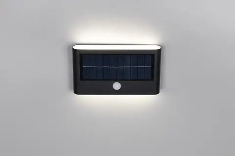 Aplica de perete pentru exterior Ramos, RL, 18x3.5x10 cm, 8W, 1x SMD, plastic, negru mat Retur gratuit