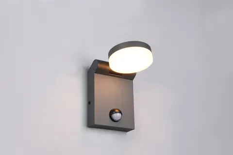 Vezi acum Aplica de perete pentru exterior cu senzor Adour, TRIO, 10x19 cm, 7.5W, 1x SMD, aluminiu, antracit