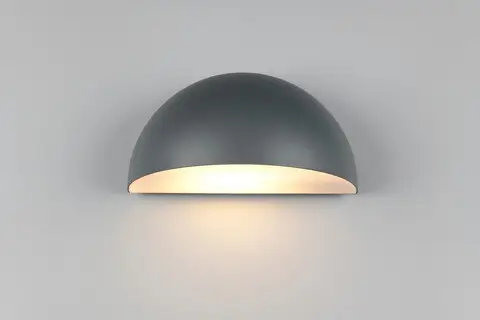 Aplica de perete pentru exterior Maas, TRIO, 27x15.5x14.3 cm, 10W, 1x E27, aluminiu, antracit Ofertă exclusivă