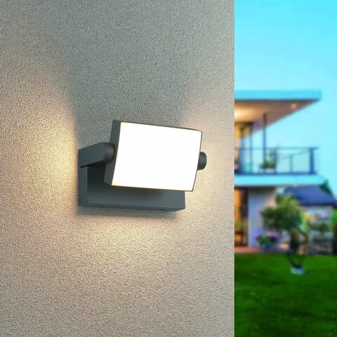 Aplica de perete pentru exterior Kansas, TRIO, 20x10 cm, 10W, 1x SMD, aluminiu, antracit Doar azi