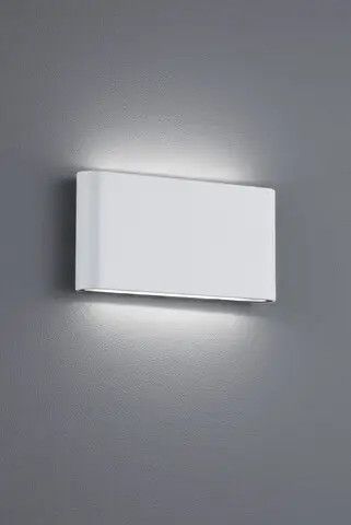 Discount Aplica de perete pentru exterior Thames II, TRIO, 17.5x9 cm, 4.5W, 1x SMD, aluminiu, alb mat