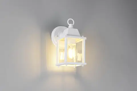 Nu rata Lampa de gradina Mirande, TRIO, 11.5x14.5x22.5 cm, 40W, 1x E27, aluminiu, alb mat