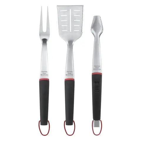 Disponibil imediat Set 3 ustensile pentru gratar - Zokura