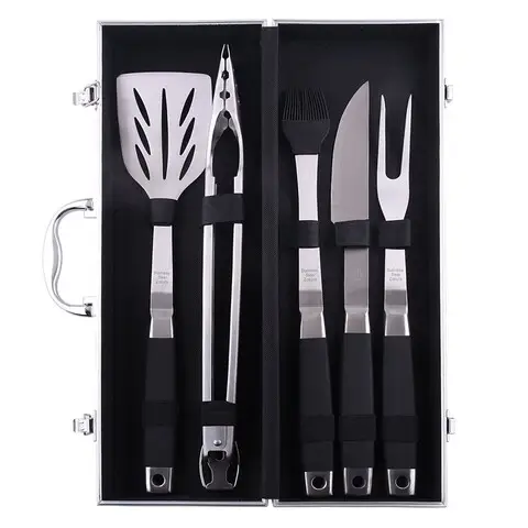 Ofertă Set 6 piese pentru gratar, Zokura, inox