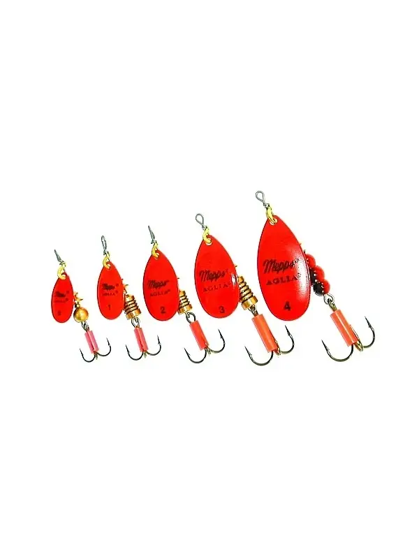Cel mai bun preț Lingura Rotativa Mepps Aglia Fluo Rosu (1,5gr~13gr)