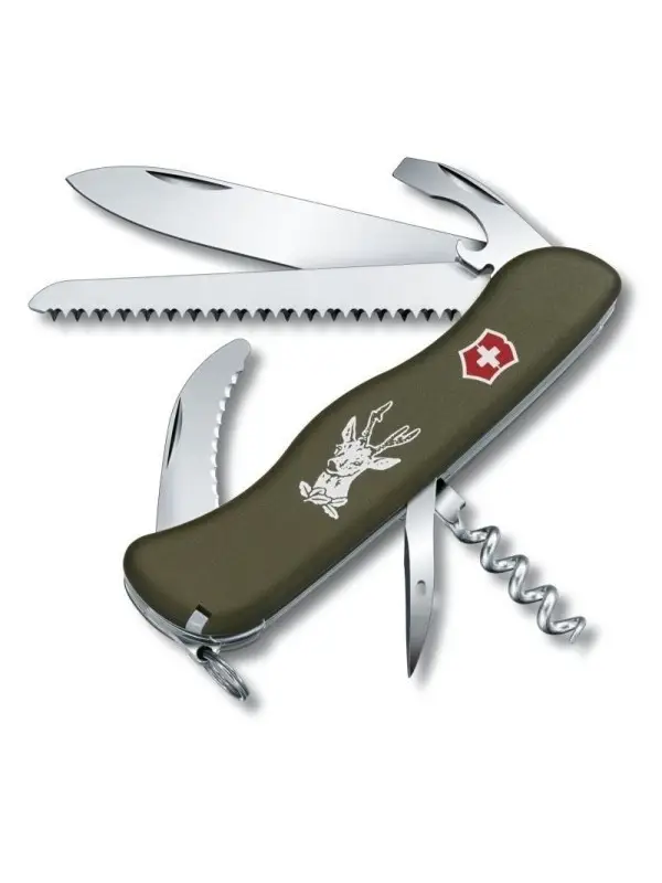 Reducere extra Briceag Victorinox Hunter 11,1 cm - Verde 0.8873.4
